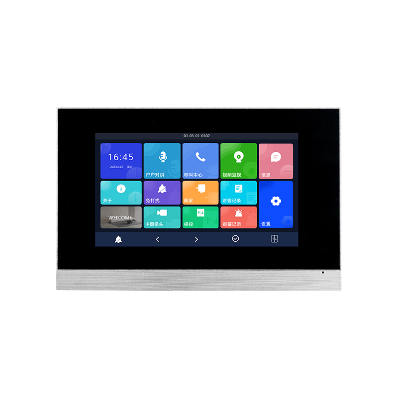7寸觸屏數字室內分機 型號：MK-HDFJ7F